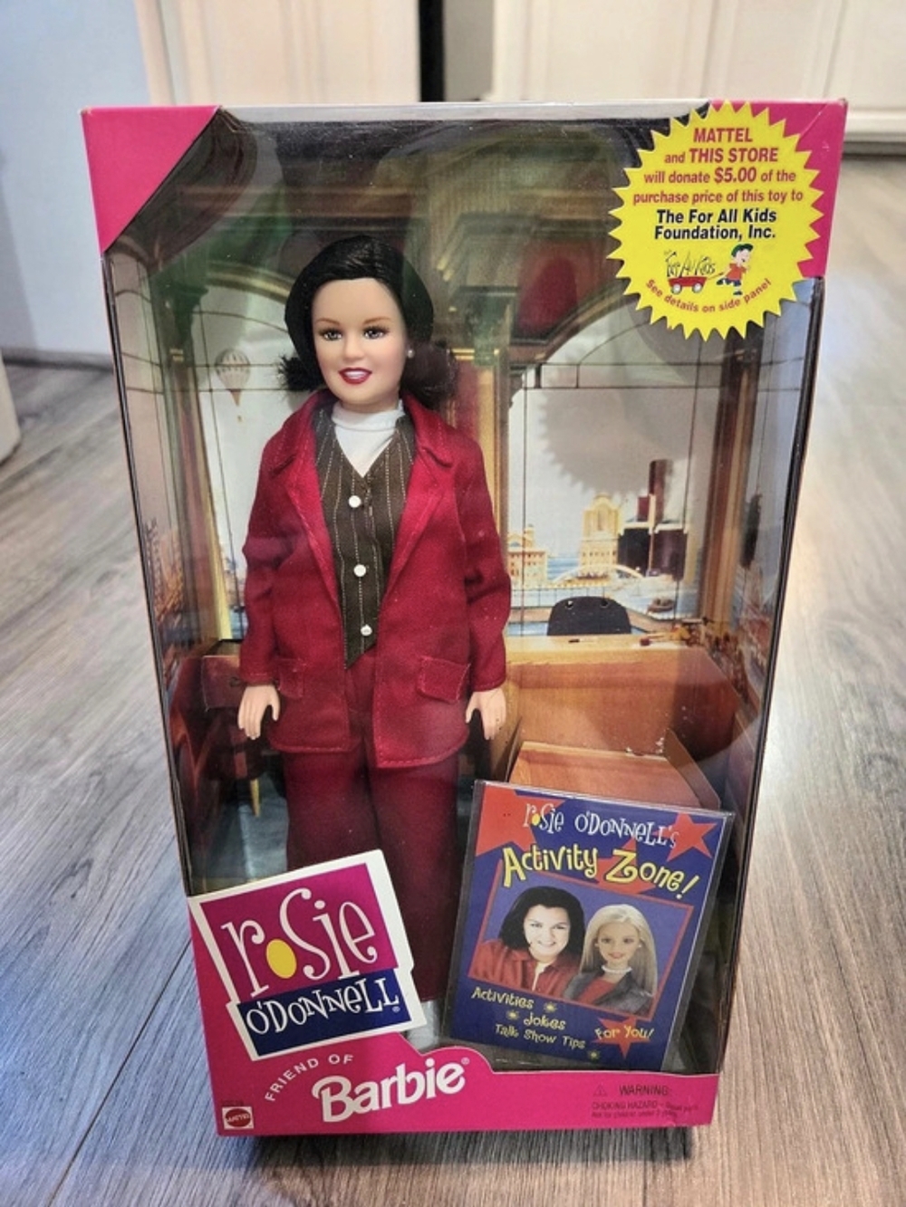 Mattel Rosie O'Donnell Friend of Barbie Doll, Pink & Red